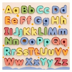 Wooden Letter Puzzle Board